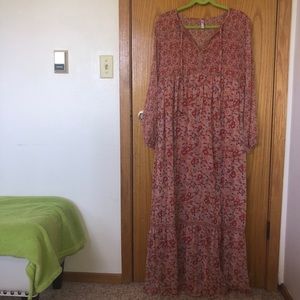 Xhilaration Flowy Maxi Dress SZ L